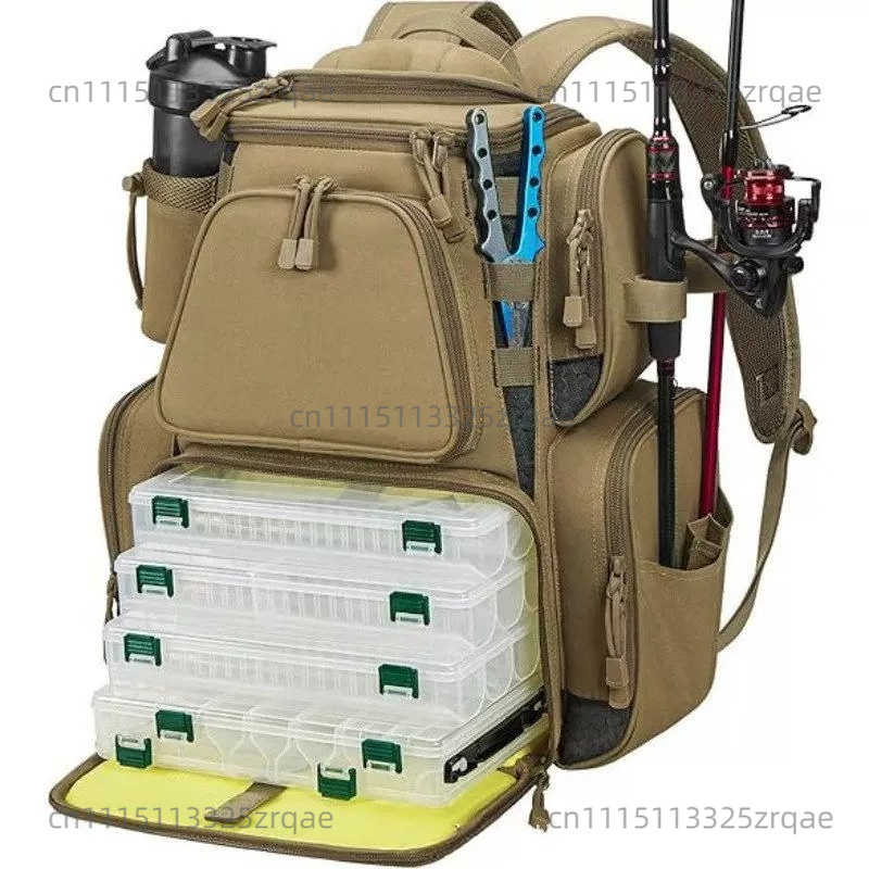 Fishing Gear Backpack with Lar - Fishing Equipment Bag recension och pris