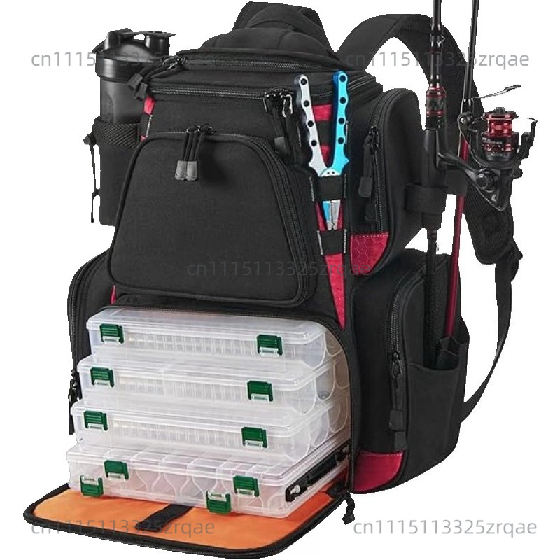 Fishing Gear Backpack with Lar - Fishing Equipment Bag recension och pris